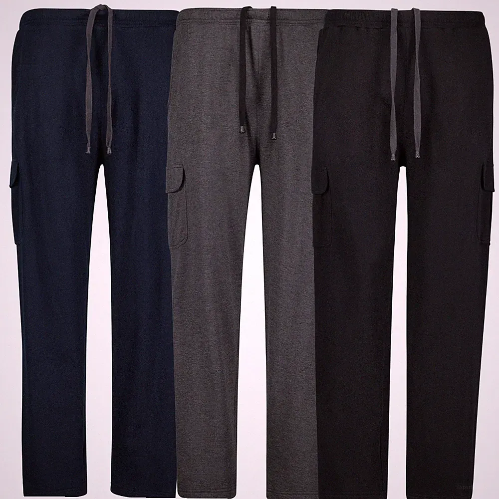 Herren Cargo-Jogginghose Jogger Trainingshose lang ADAMO Übergrößen 2XL-14XL