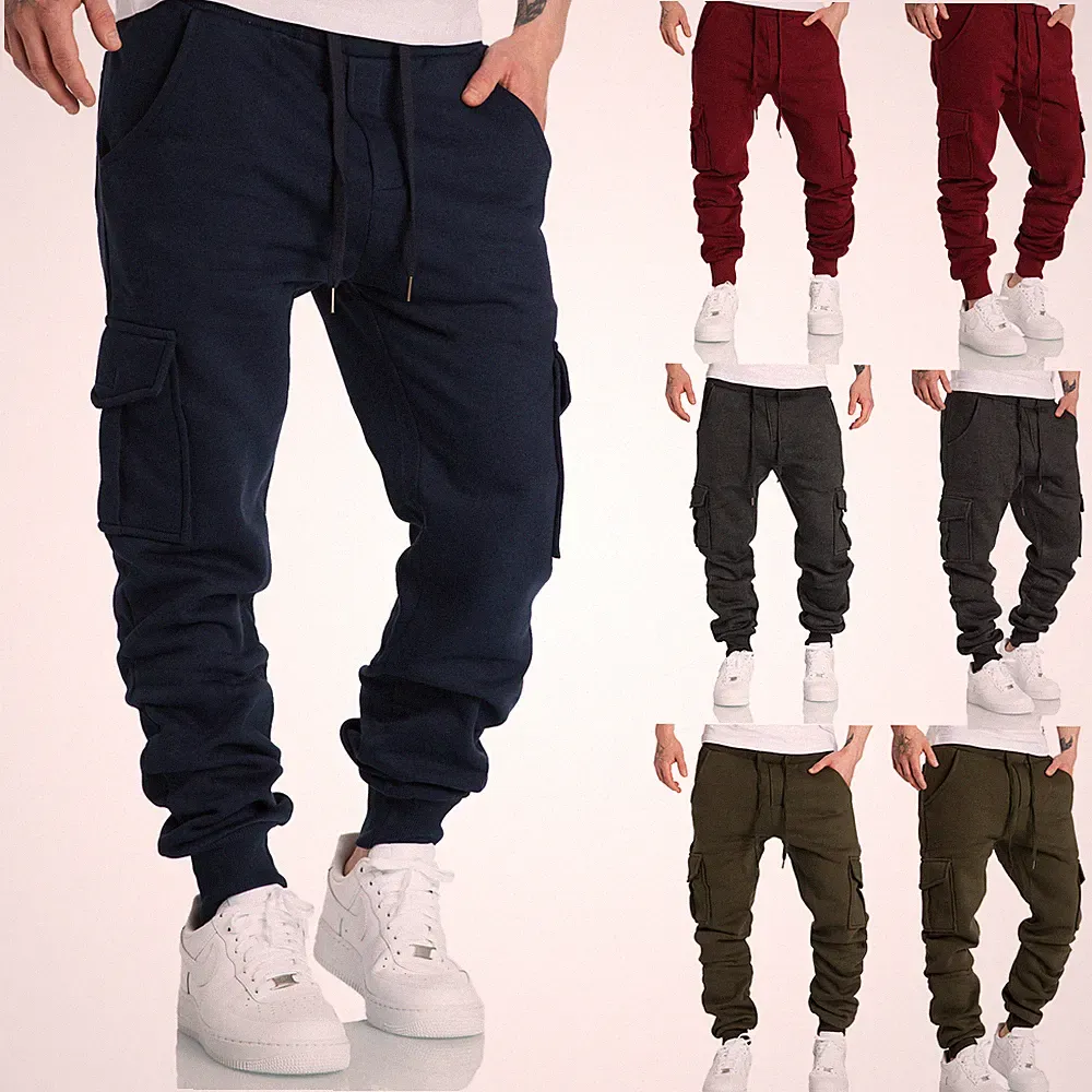 Herren Cargo Jogginghose Sporthose Sweatpants Jogger Trainingshose 2016