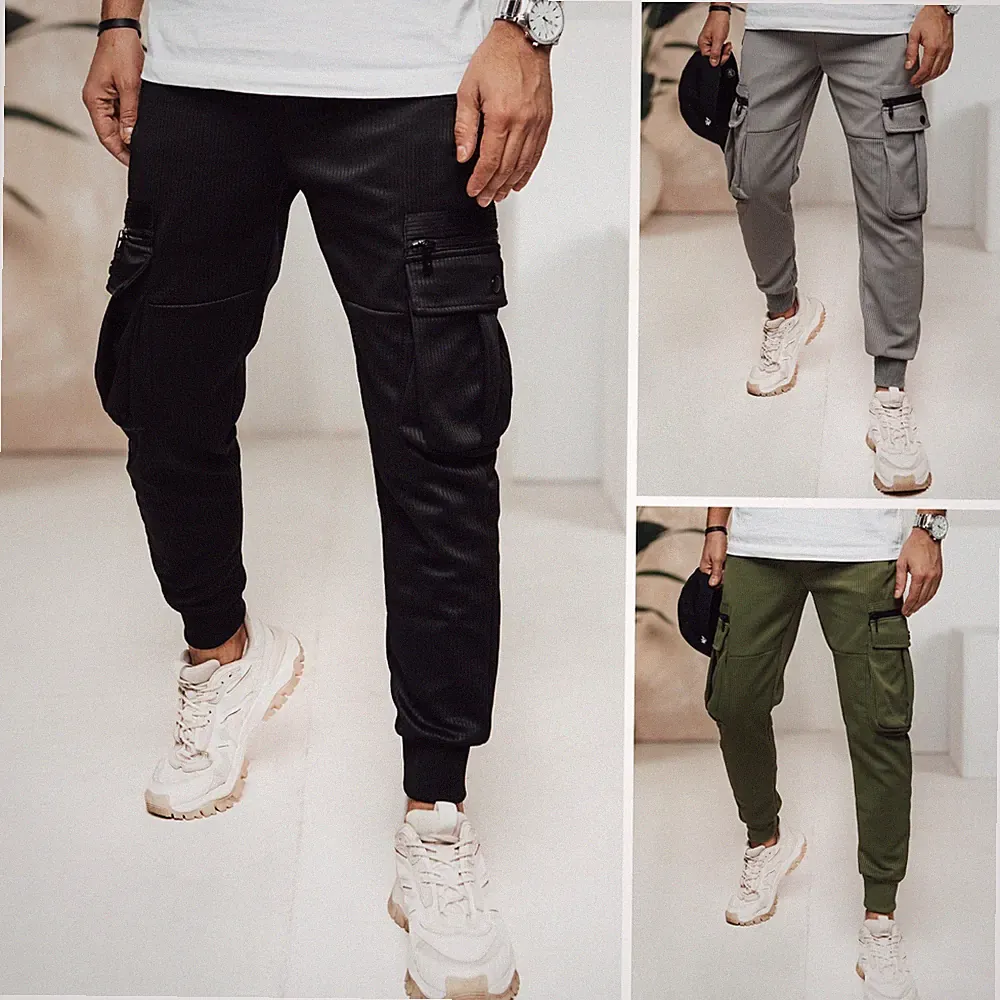 Herren Cargohose Sporthose Trainingshose Jogginghose Sweatpants DSTREET M-2XL