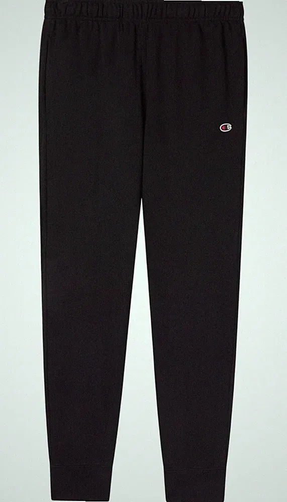Herren Champion Hose Manschette, Jogginghose, Sporthose, schwarz, Gr. M