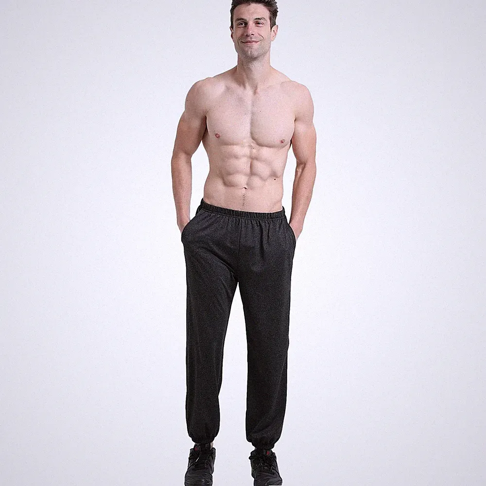 Herren Dehnbare Loose Fit Freizeithosen Trainingshose Outdoor Leicht Dünn Jog...