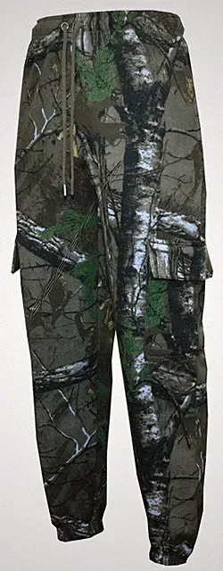 Herren Dschungel Angeln/Jagen Camouflage Fleece Jogginghose Hose M - 5XL