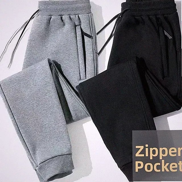 Herren Einfarbig Polyester Jogginghose Gerades Bein für freizeit Sweatpants
