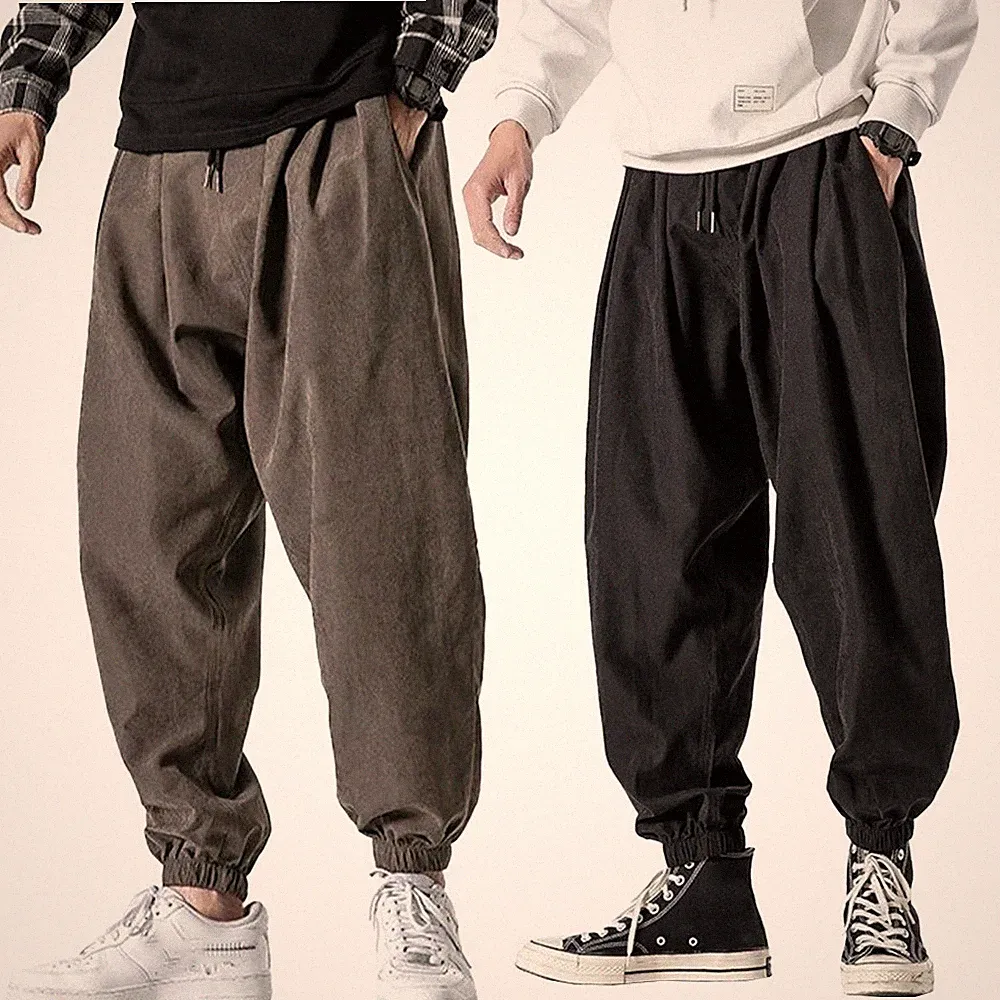 Herren Elastischer Bund Cargo Jogginghose Sweatpants für aktiven Lifestyle und