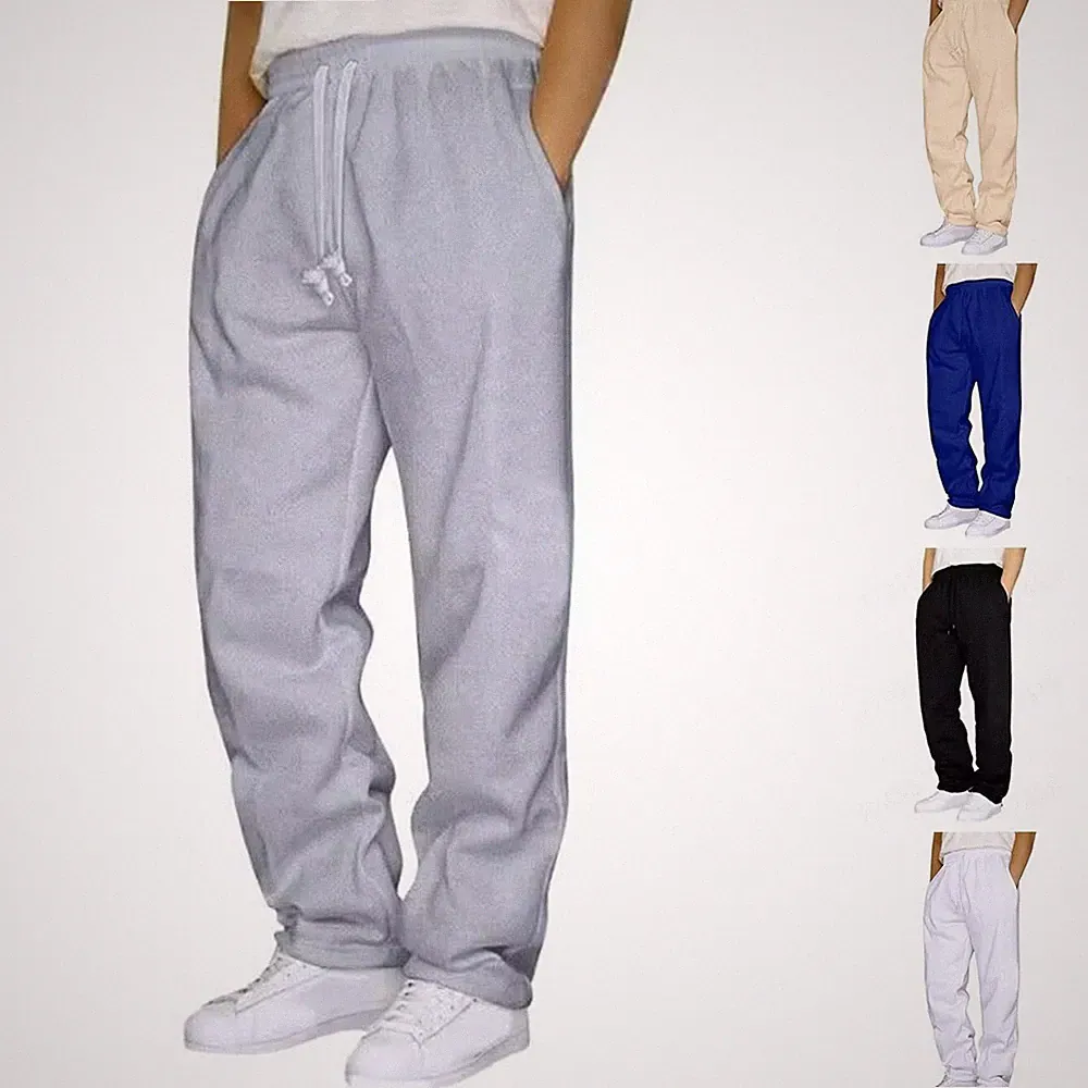 Herren Fitness Sport Hose für freizeit Outdoor Jogging Loose Fit Straight Hose