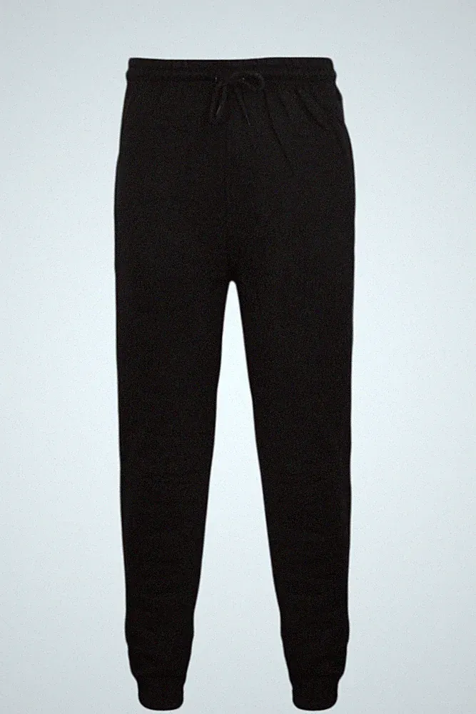 Herren Fleece gefütterte Jogginghose Gummibund Sweatpants mit Taschen Stylisch M-2XL