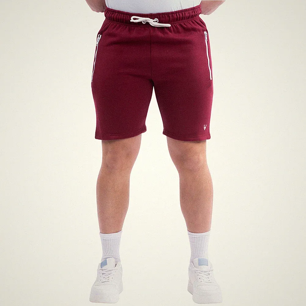 HERREN FLEECE SHORTS SOMMER JOGGINGHOSE JOGGING RUNNING GYM UNI SWEAT FREIZEITHOSE
