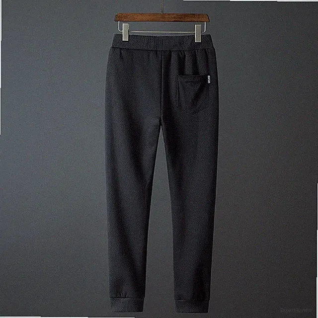 Herren Fleecefutter Haremshose Winter Dick Locker Sport Jogginghose Übergröße