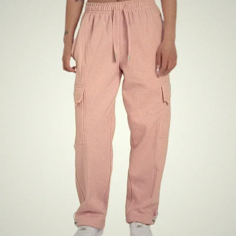 Herren Freizeit Jogginghose Mit Taschen Sweatpants Trainingshose Einfarbig