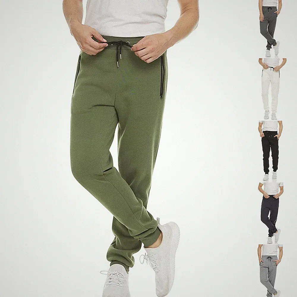 Herren Freizeit Slim Fit Jogginghose Trainingshose für Laufen Fitnessstudio und