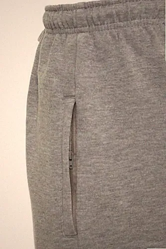 Herren Freizeit Uni Jogginghose Hose Offener Saum Sweatpants Taschen