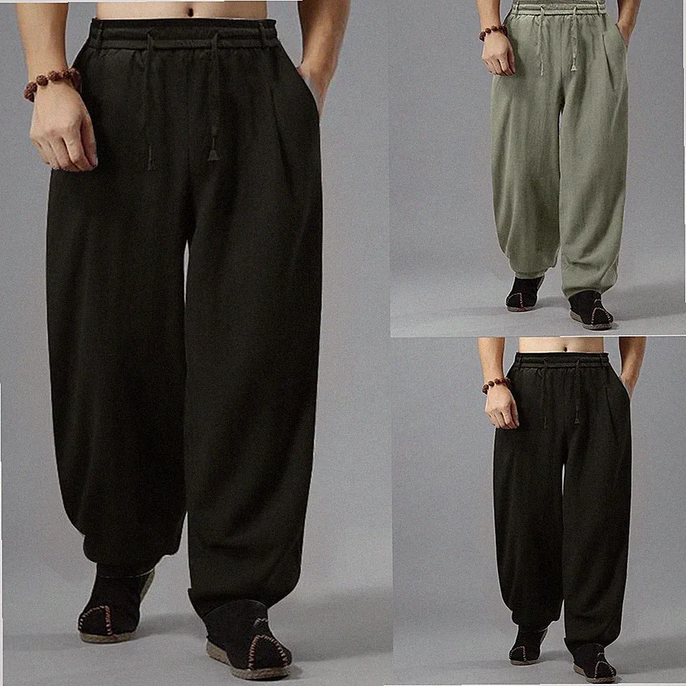 Herren für freizeit Oversize Baggy Jogginghose Weites Bein Sporthose für aktive