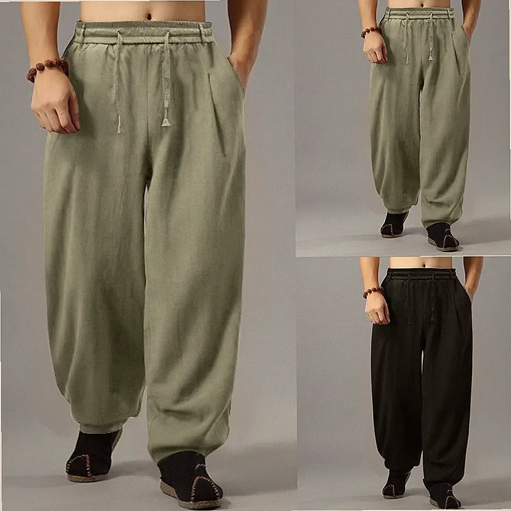 Herren für freizeit Oversize Weites Baggy Jogginghose für Outdoor Aktivi