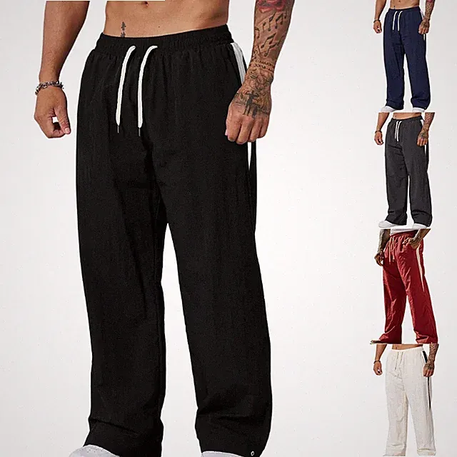 Herren für freizeit Wideleg Jogginghose für Fitness Sport für American Style
