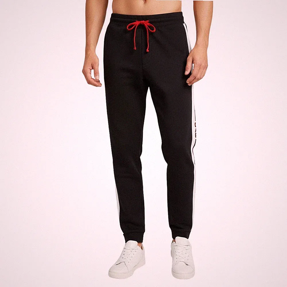 Herren GAS Jogginghose schwarz mit Fleece S