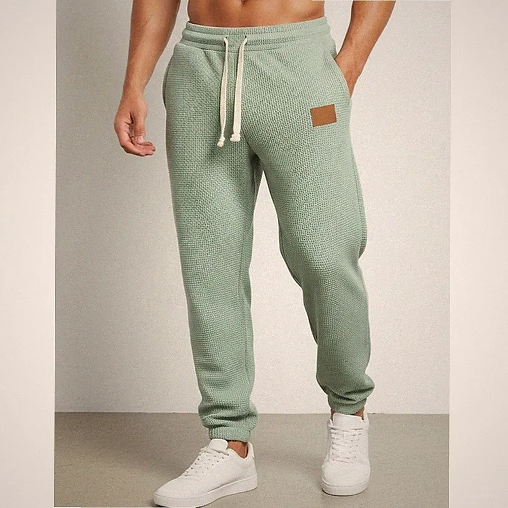 Herren Gerades Bein Für Slim Fit Jogginghose Baumwolle Polyester Elastische Tai