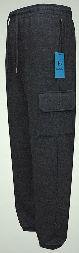 Herren Gummizug Jogginghose Cargo Combat Jogging Hose Trainingshose M - 3XL