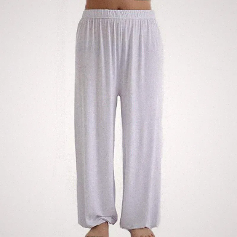 Herren Harem Yoga Baggy Jogginghose Ali Baba Loses Solides Hose Hosen