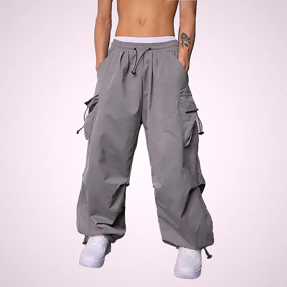 Herren Hip Hop Wide Leg Jogginghose für freizeit Streetwear Vintage Y2K Design
