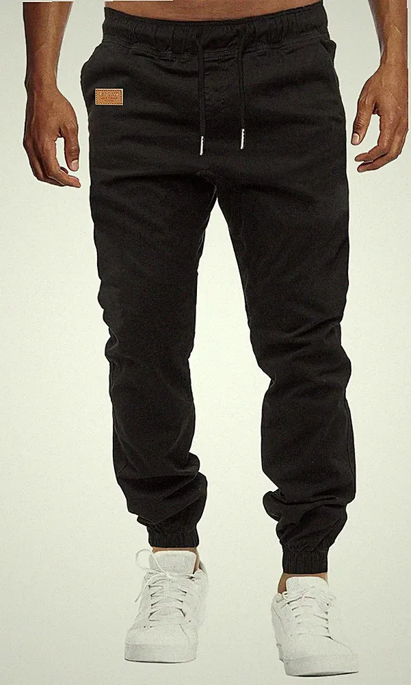Herren Hose Chino Cargo Hose Jogginghose Baumwolle Casual Jogger Männer Modern S