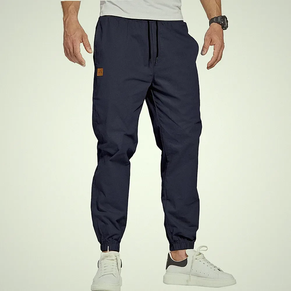 Herren Hose Chino Cargohose Jogginghose Sweatpants Baumwolle Casual Sporthose L