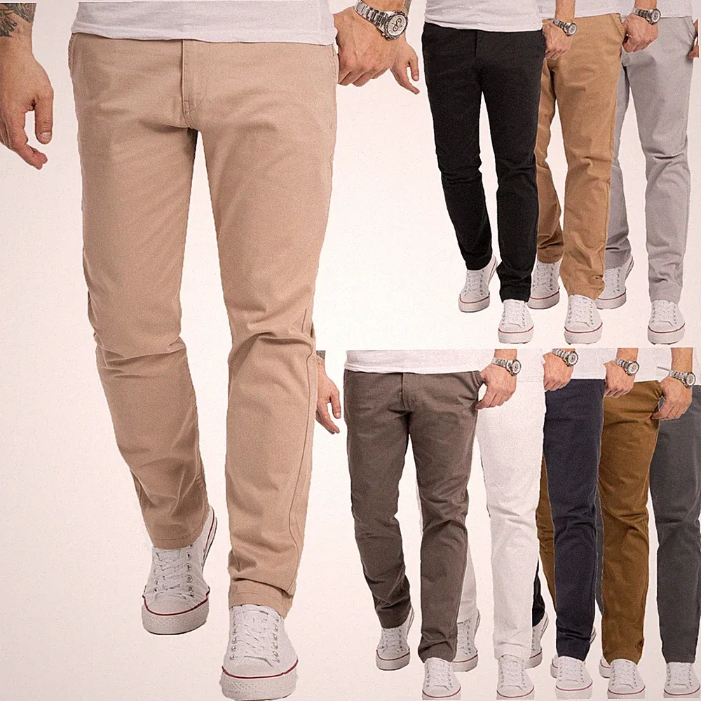 Herren Hose Chino Hosen Regula Fit Indumentum Herrenhosen Chinos Basic IR-506