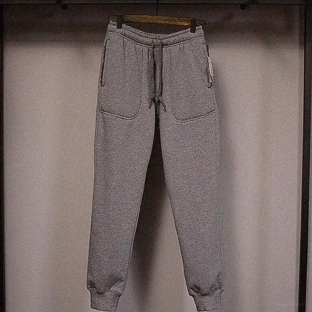 Herren Hose Jogginghose Kunst Sherpa-Fleece Gefüttert Freizeit Winter Warm
