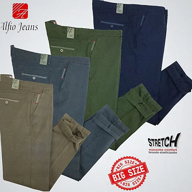 Herren Hose Slim Fit Stretch Übergrößen Trockenes Bein 60 62 64 66 68