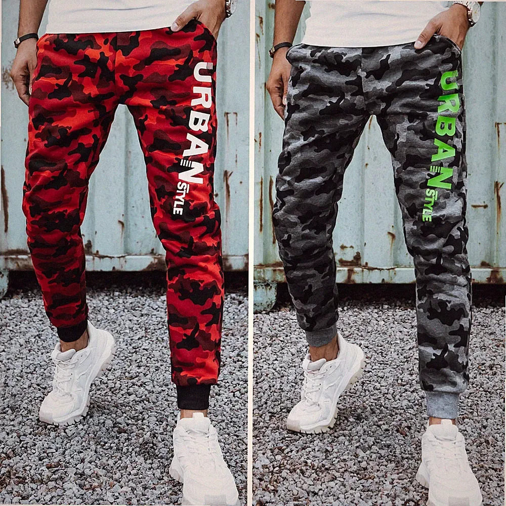 Herren Hosen Trainingshose Jogginghose Camo Sporthose Motiv Sweatpants DSTREET
