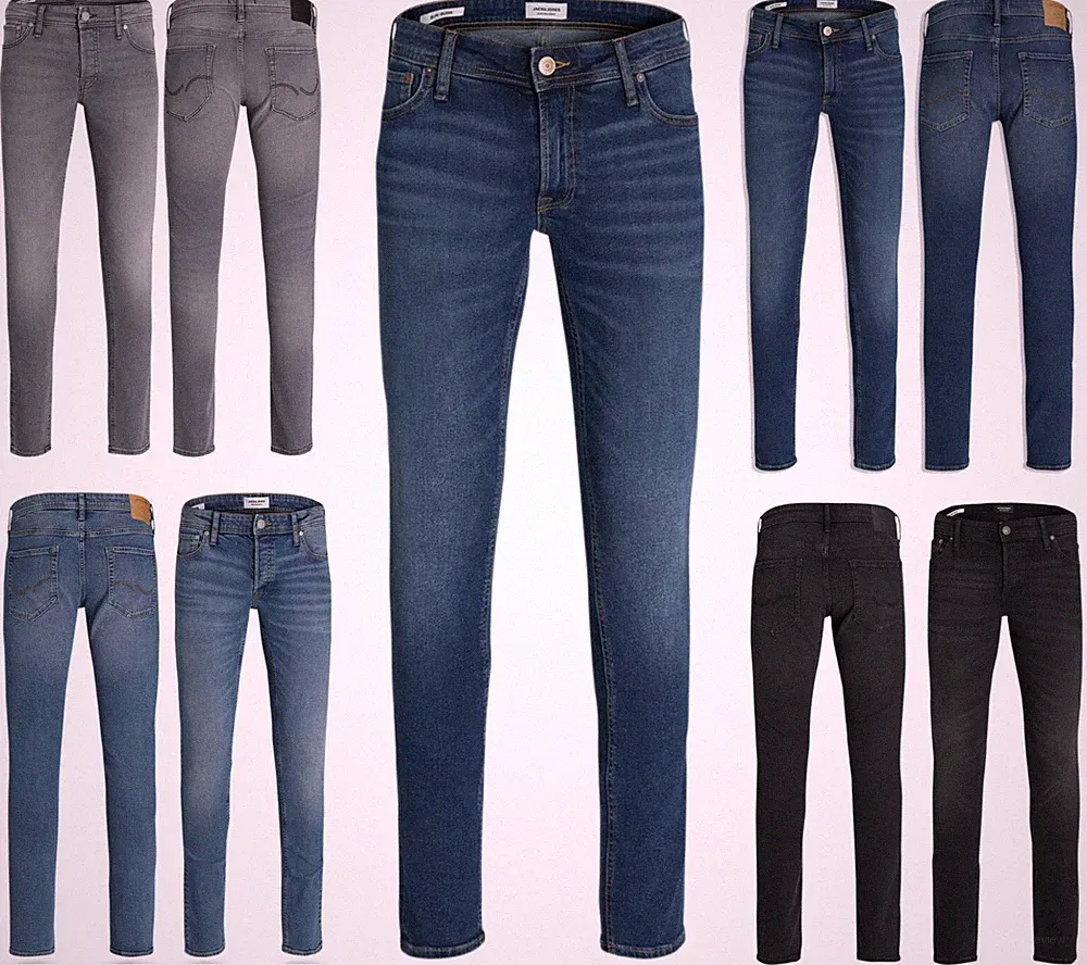 Herren Jeans Jack & Jones Glenn Slim Fit Denim Stretch Hose Freizeithose 28-38