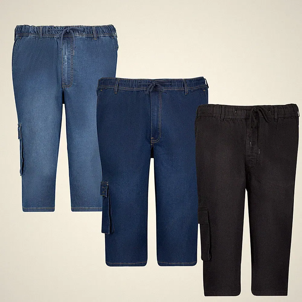 Elastischer Bund Caprihose