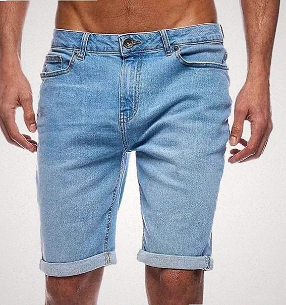 Herren Jeansshorts Bermuda Männer Kurze Hose Regulars SLIM Fit W