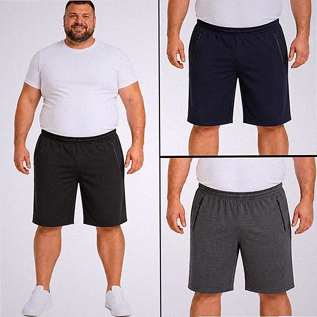 Herren Jogging Shorts Kurze Hose Sweatshorts Plus Size Sport 4XL-8XL 6593