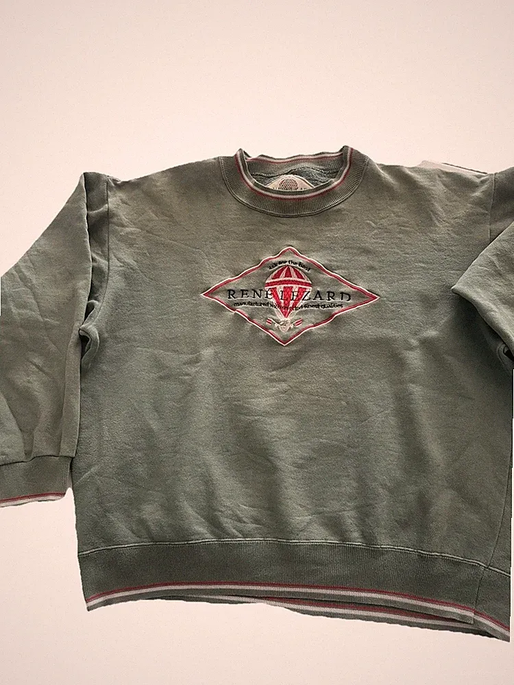 Herren Jogginganzug, Gr. L , Baumwolle, René Lezard, moosgrün, Schlupfhose