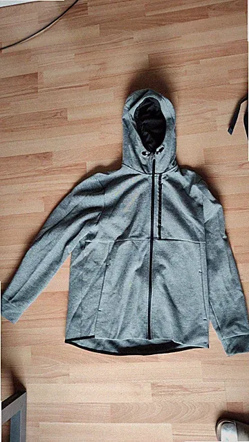 Herren Jogginganzug Hose+Jacke grau L elastischer Bund Kordelzug