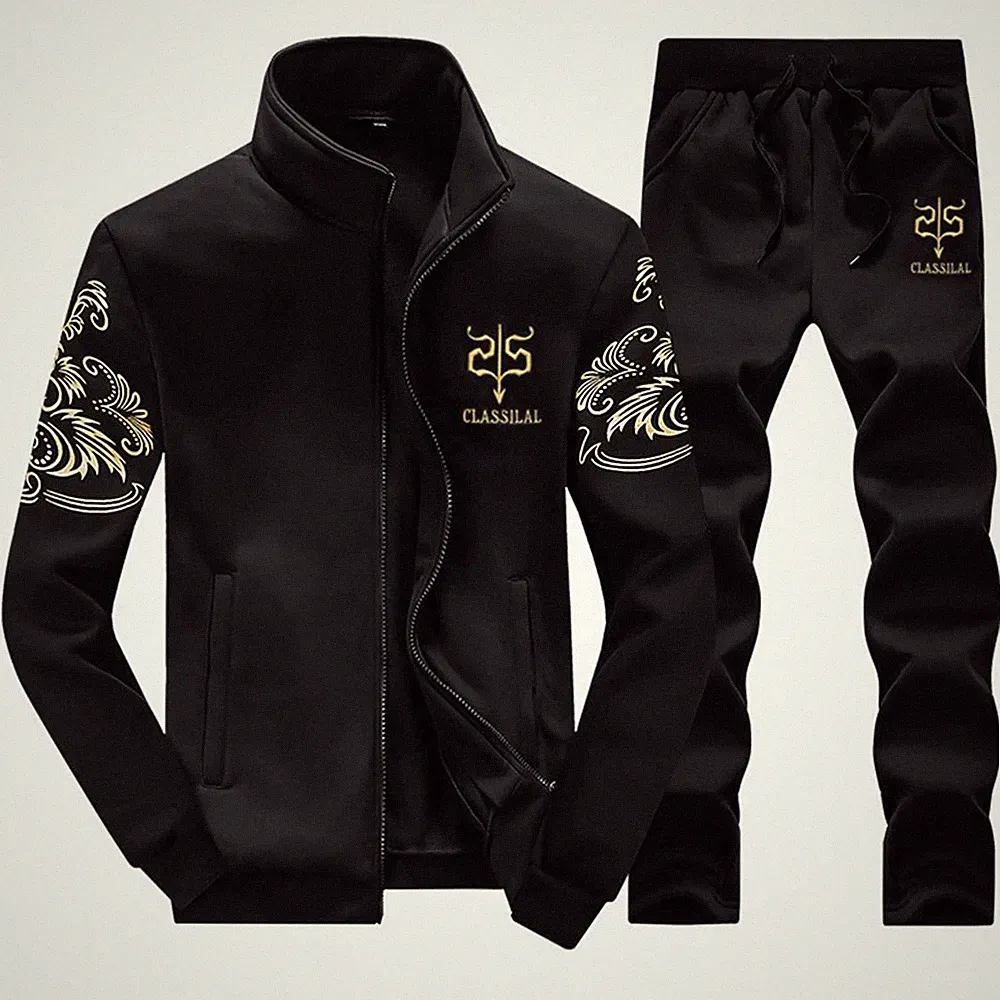 Herren Jogginganzug Sportanzug Sporthose Jacke Tracksuit Suit Trainingsanzug DE