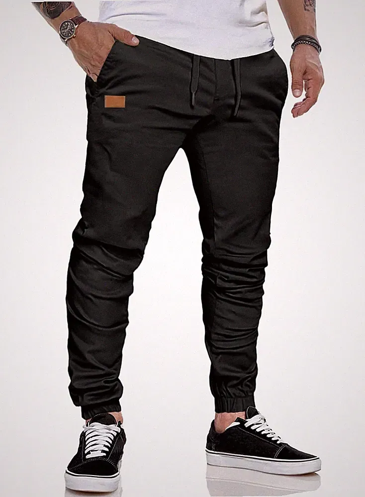 Herren Jogginghose Baumwolle Slim Fit Sporthose Atmungsaktiv Training 5 Größen