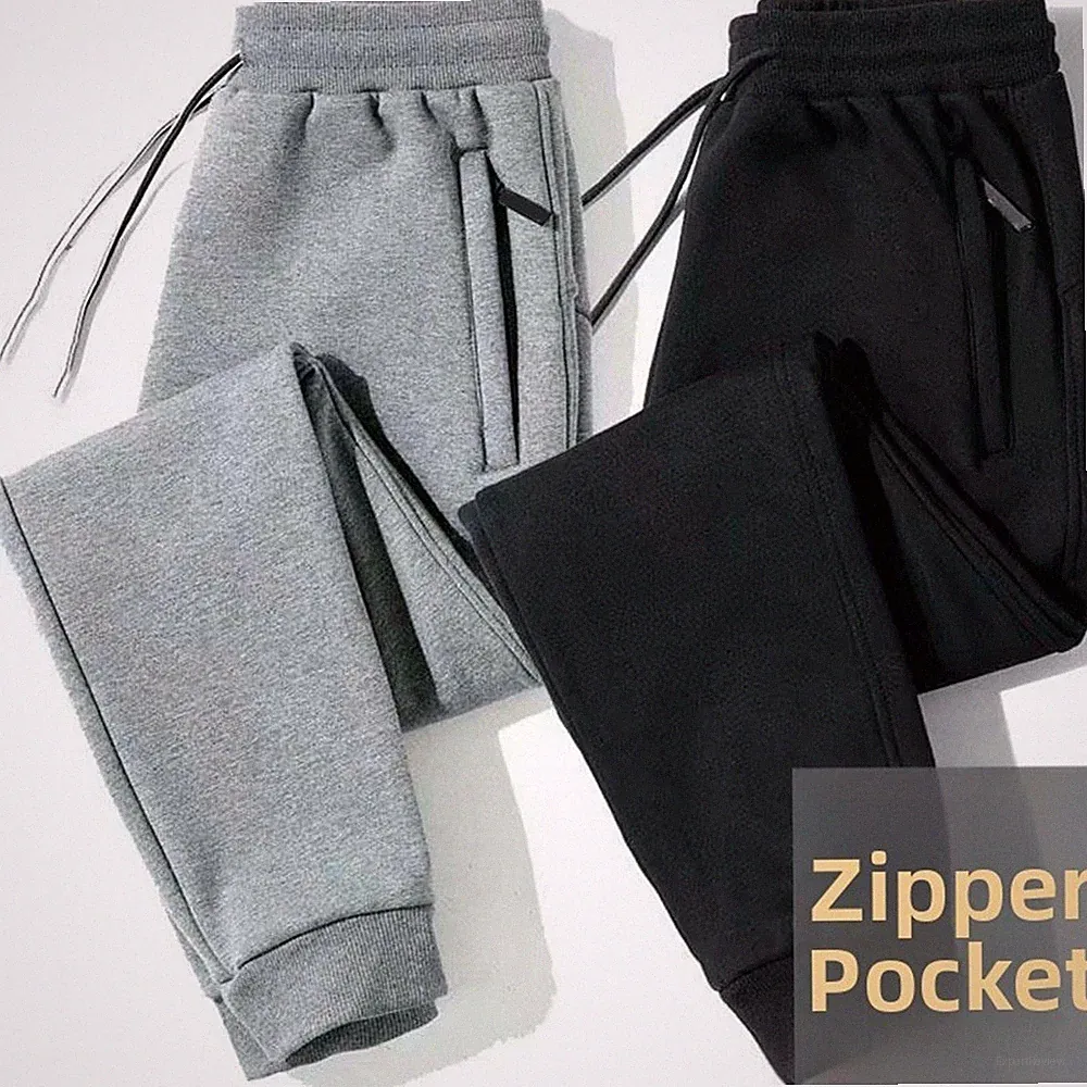 Herren Jogginghose Einfarbig Polyester Freizeit Gerades Bein Sweatpants für Clu