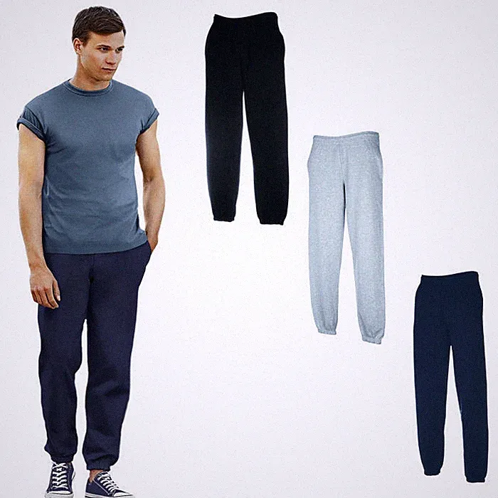 Herren Jogginghose Fruit of the Loom Sporthose Fitnesshose Männer Hose S - XXL