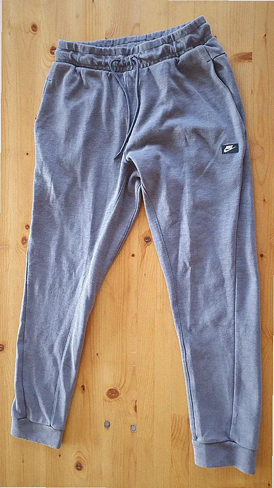 Herren Jogginghose, grau, Nike, Größe M