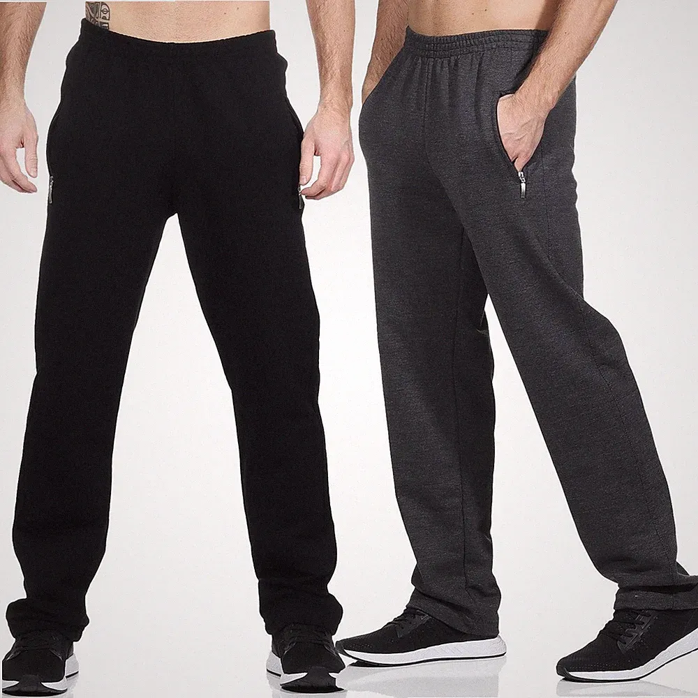 Herren Jogginghose GYM Sport-Hose mit Taschen, M L XL 2XL