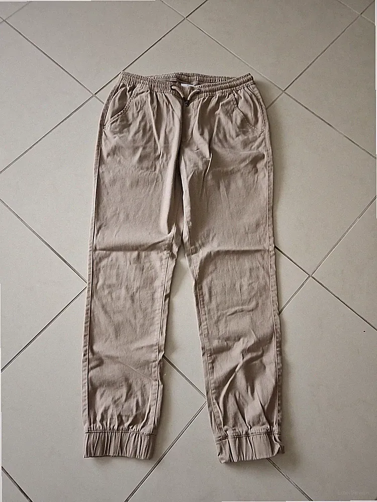Herren Jogginghose Jeanshose Gr. S beige bitte Maße beachten!!!