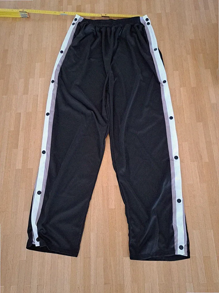 Herren Jogginghose Knopfhose mit Druckknöpfen Bundweite 35 CM
