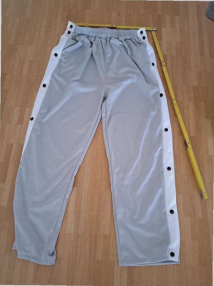 Herren Jogginghose Knopfhose mit Druckknöpfen, Sporthose