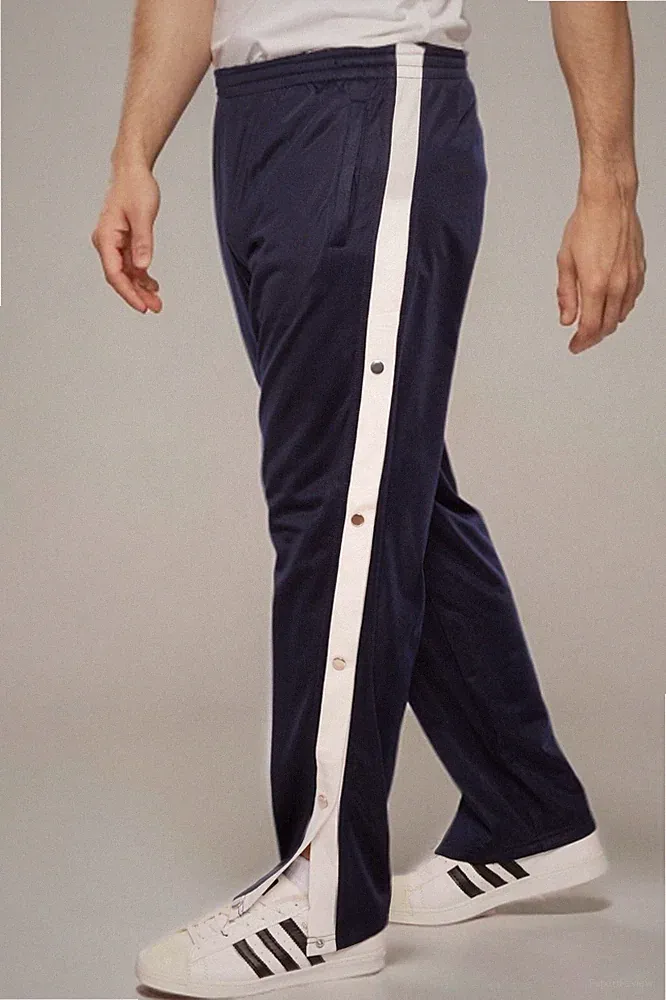 Herren Jogginghose Knopfhose Reha-Hose mit Druckknöpfe Sporthose Traningshose