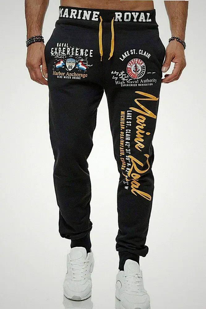 Herren JoggingHOSE lang Trainingshose 512 Sporthose Marine