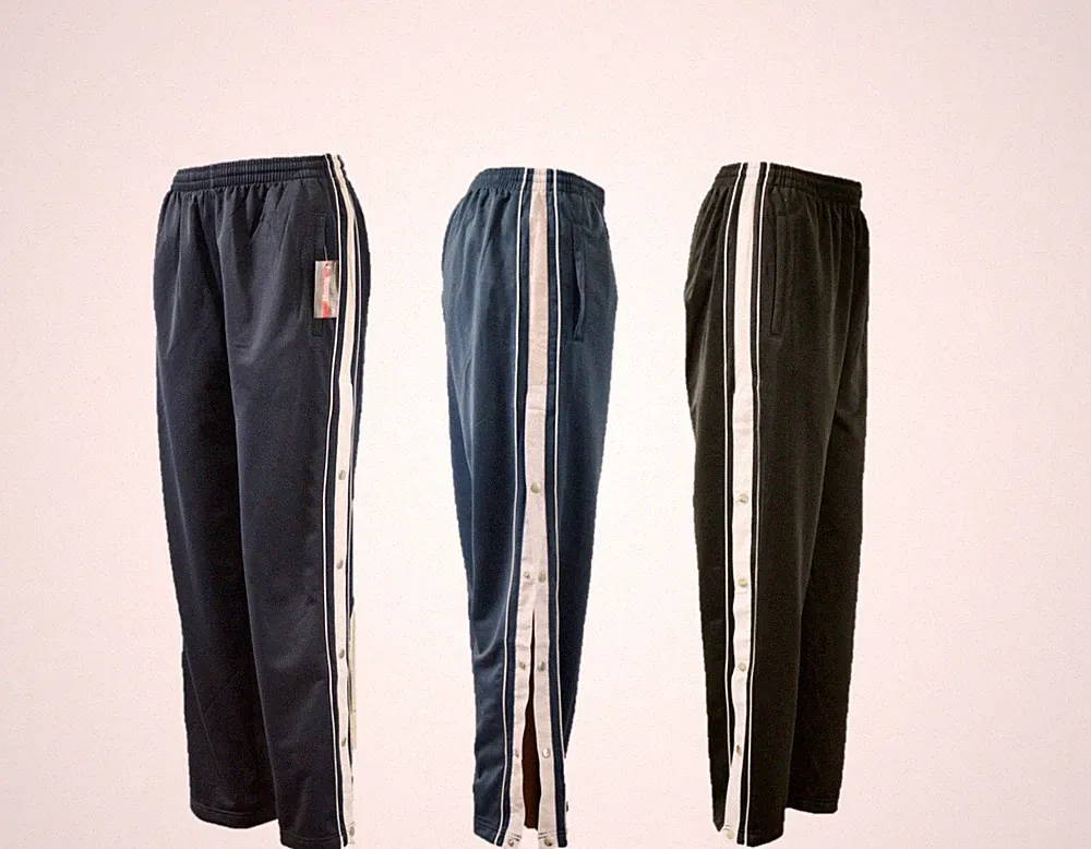 Herren Jogginghose mit sich öffnen lassender Seite, Reha Hose(qc2)