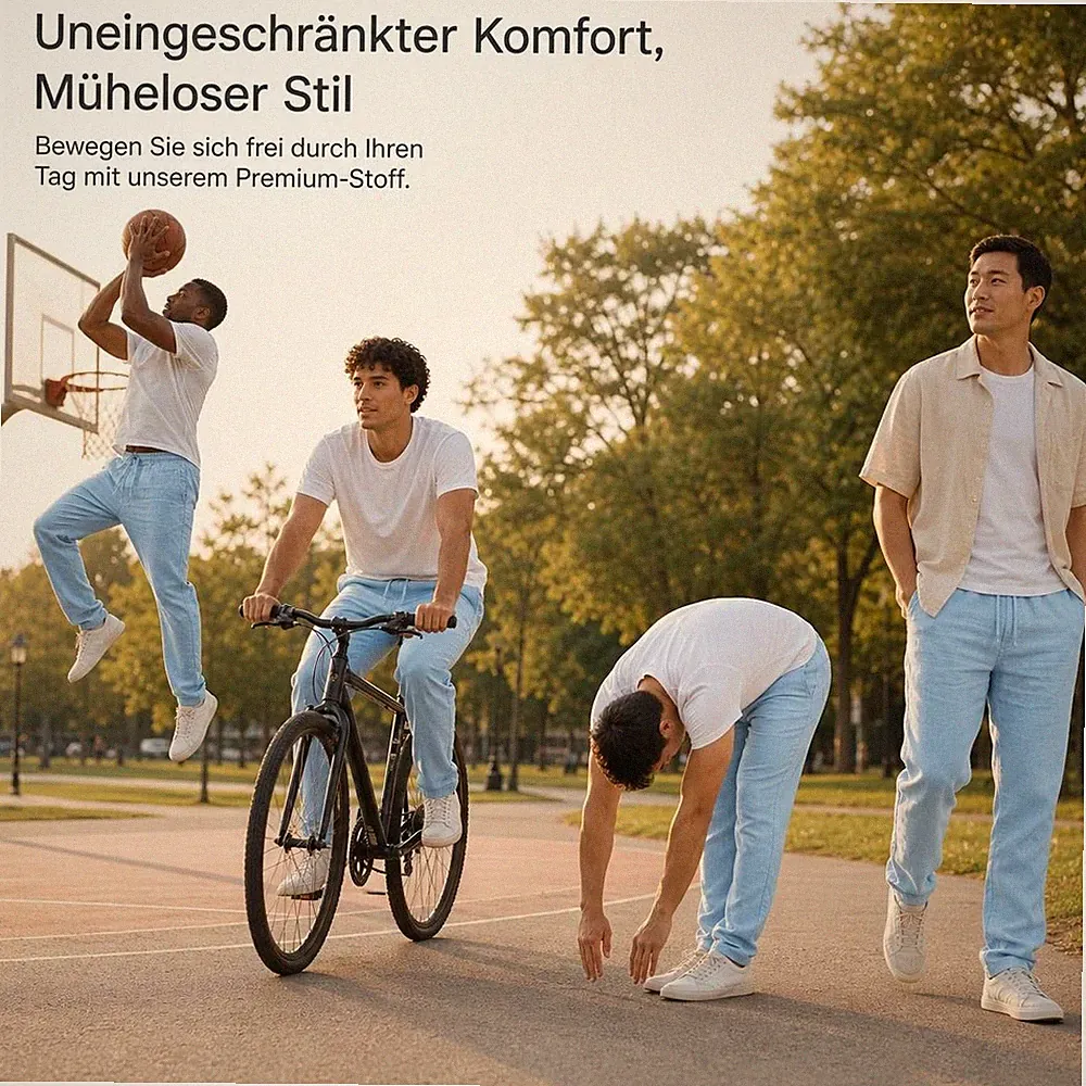 Herren Jogginghose Slim Fit für Sport und Alltag, für Freizeit - für Laufen