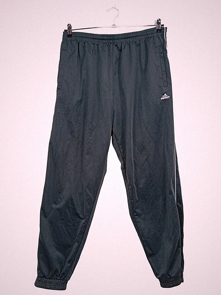 Herren Jogginghose Sporthose Grau Gr. XL Polyester Trainingshose