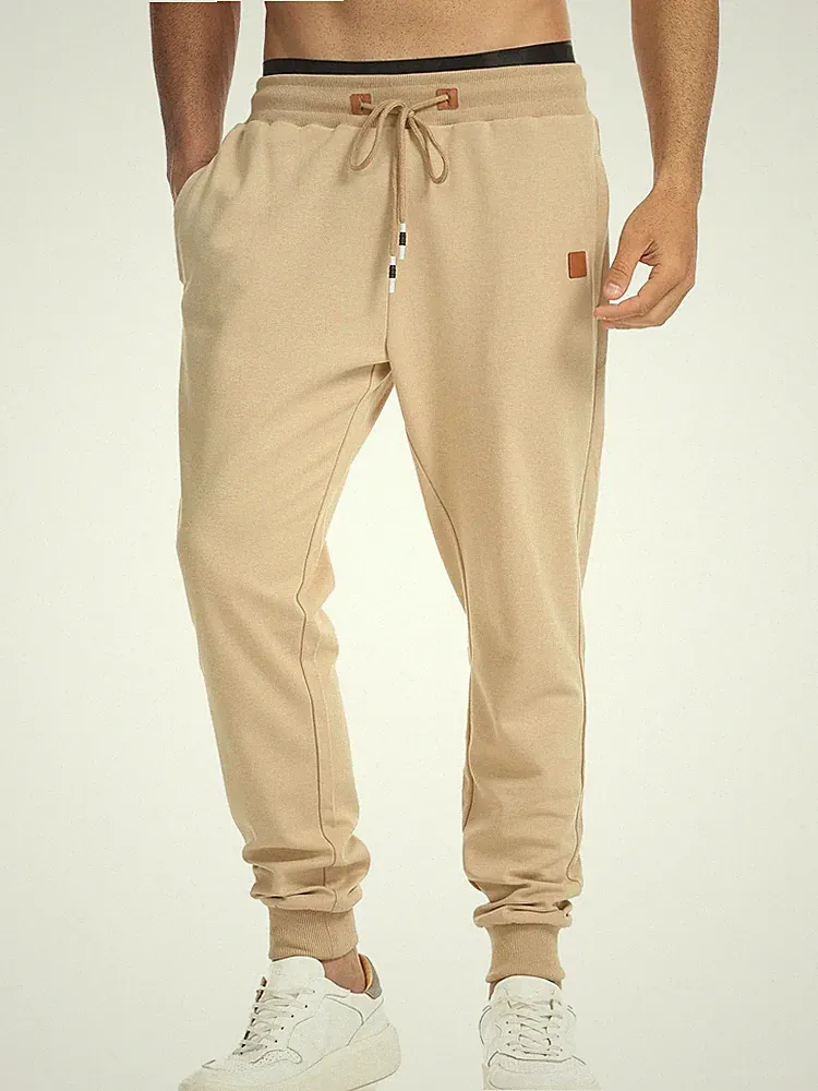 Herren Jogginghose Sporthose Jogger Fitnessstudio Laufen Trainingshose Konisc...
